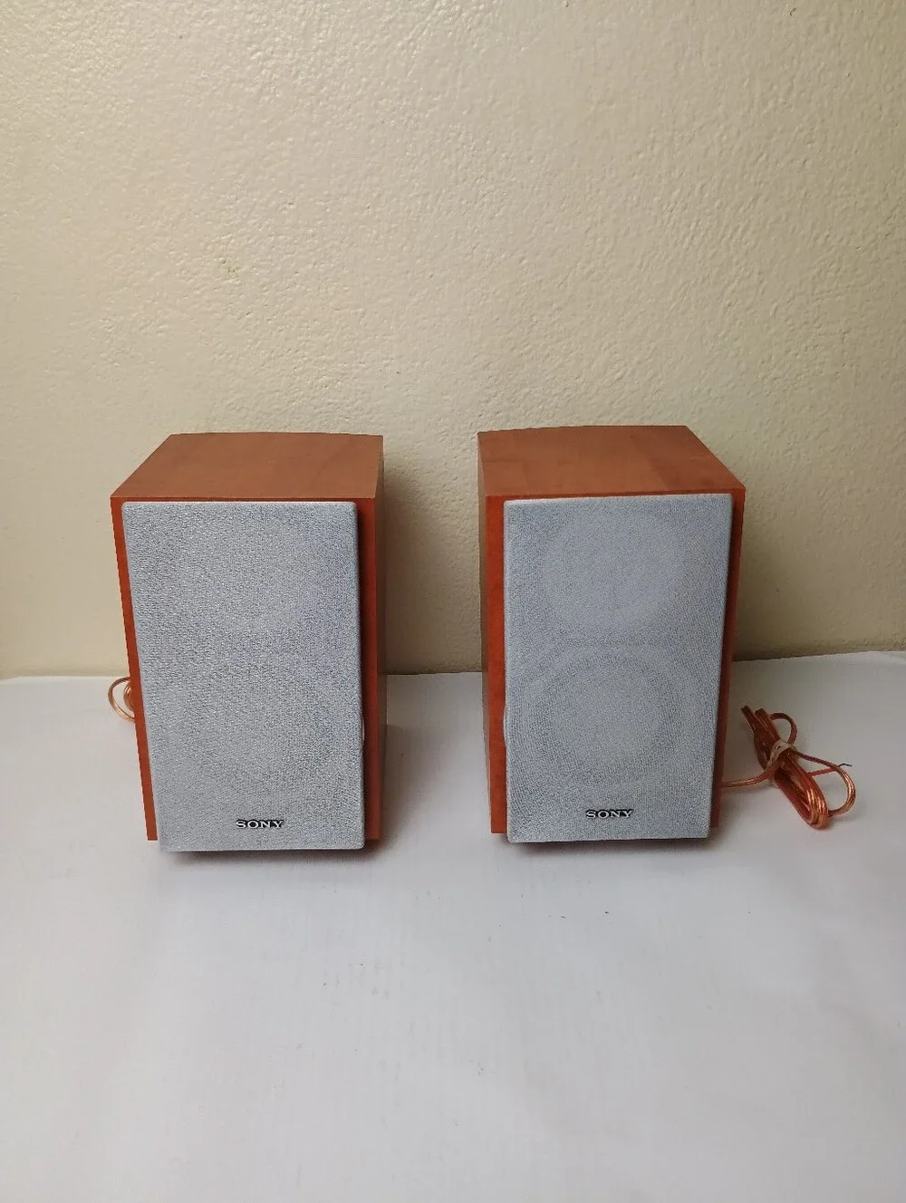 Sony SS-CEX100 Woodengrain Bookshelf Speakers Set Of 2